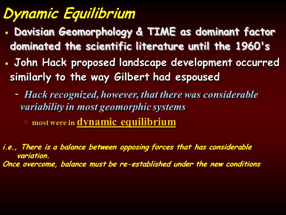 What Is Dynamic Equilibrium?